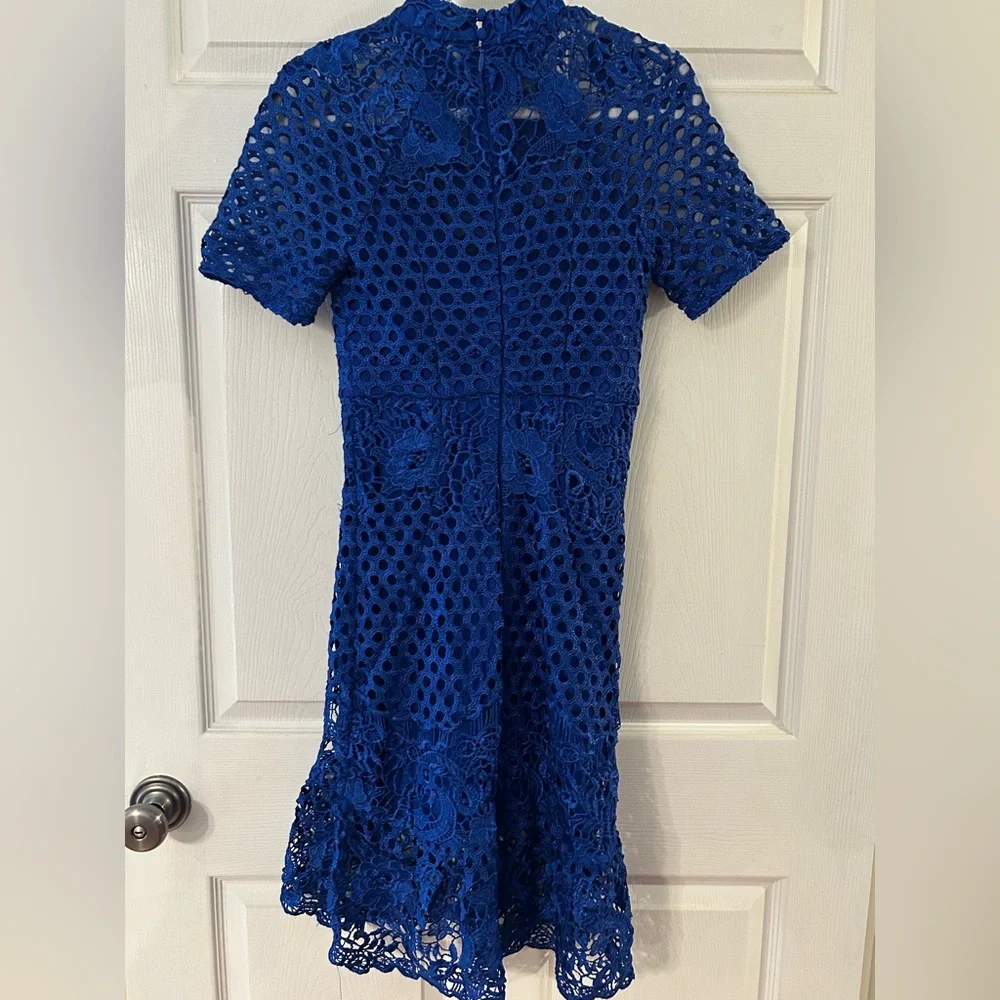 Lumiere Royal Blue Lace Dress - Picture 2 of 5